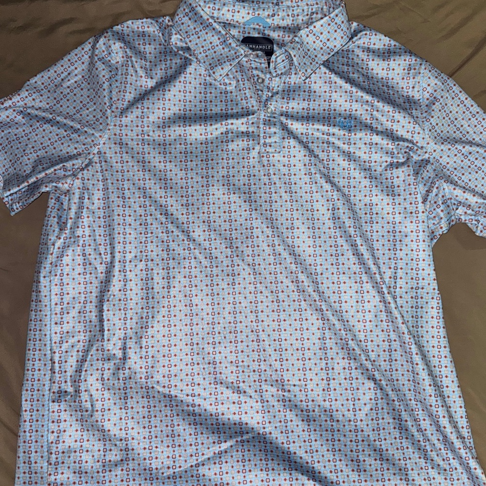 XL Panhandle Western Aztec Performance Polo